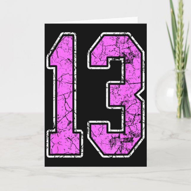 Nge Nk And Nk Number 13 Jersey Player Uniform #13  Card (Front)