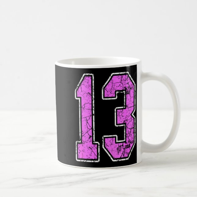 Nge Nk And Nk Number 13 Jersey Player Uniform #13  Coffee Mug (Right)