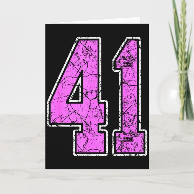 Nge Nk And Nk Number 41 Jersey Player Uniform #41  Card (Front)