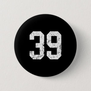 Nge White Number &#;  Jersey Uniform Player Fan  6 Cm Round Badge