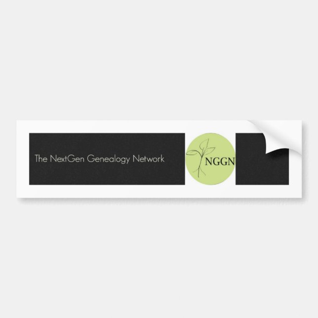 NGGN Black Bumper Sticker (Front)
