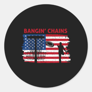Ngin' Chains  Classic Round Sticker