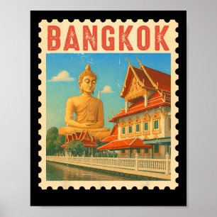Ngkok Thailand Travel Souvenir Buddha Thailand Gif Poster