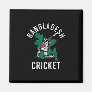 Ngladesh Cricket Player Ngladeshi Flag Pride Vinta Magnet