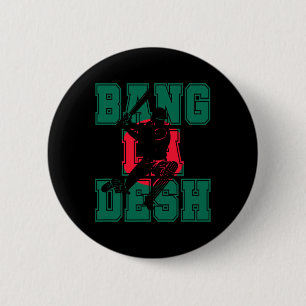 Ngladesh Flag Cricket Player Jersey Ngladeshi Spor 6 Cm Round Badge