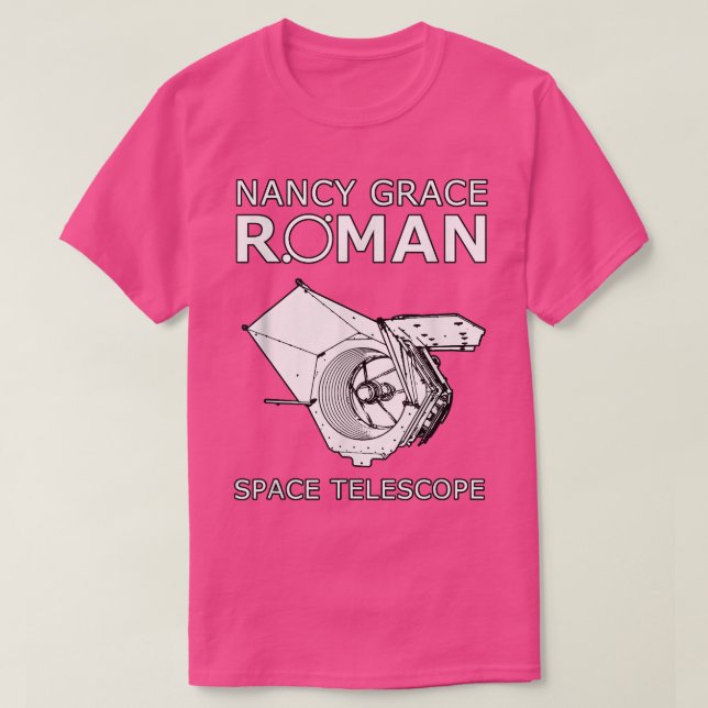 NGRST Nancy Grace Roman Space Telescope sketch (wh T-Shirt (Design Front)