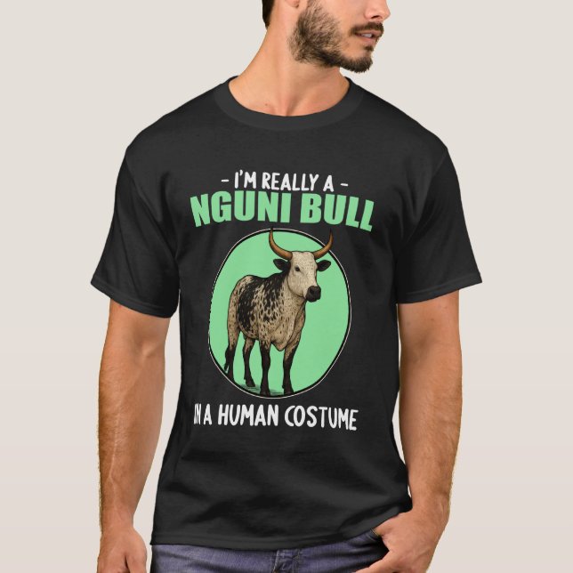 Nguni Cattle Nguni Bull 2 T-Shirt (Front)