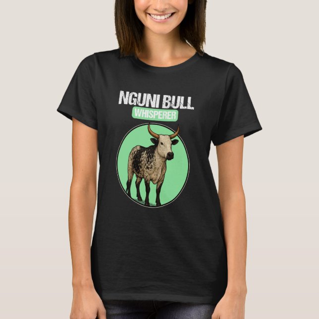Nguni Cattle Nguni Bull T-Shirt (Front)