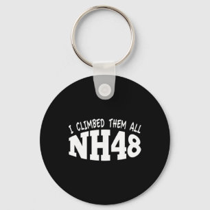 Nh48 Design I Climbed Them All Nh 4,000 Foot Mount Key Ring