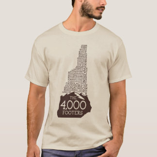 NH 4000 Footers T-Shirt (Brown Logo)