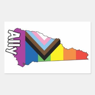 NH Ally Rectangular Sticker