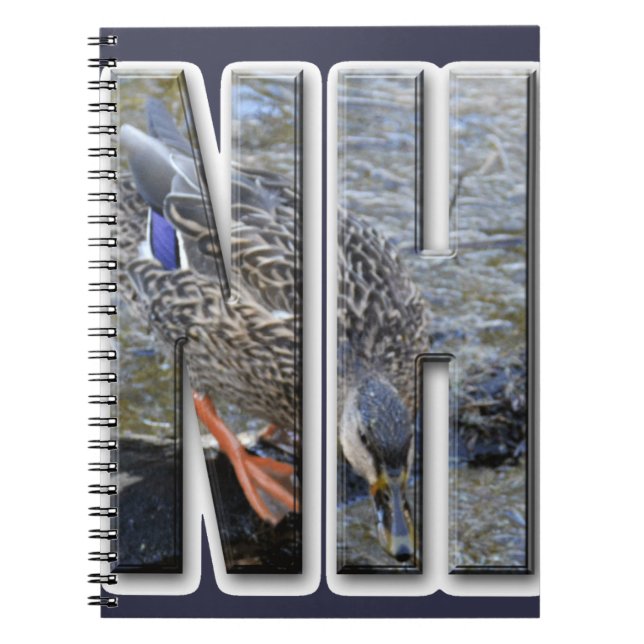 NH NEW HAMPSHIRE SPIRAL NOTEBOOK (Front)