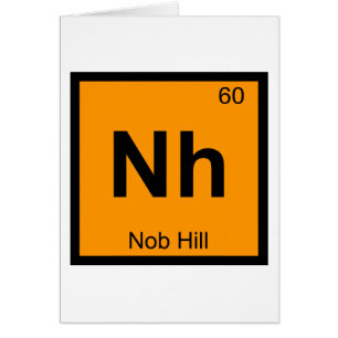 Nh - Nob Hill San Francisco Chemistry Symbol