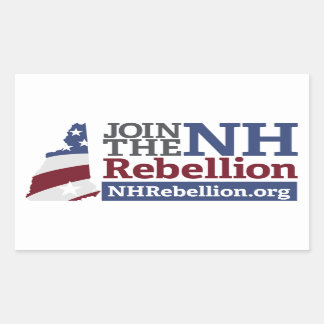 NH Rebellion Rectangle Sticker