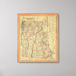NH, Vt Canvas Print