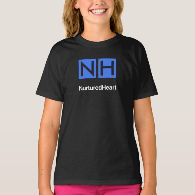 NHI Kids Black Tshirt with logo (Front)