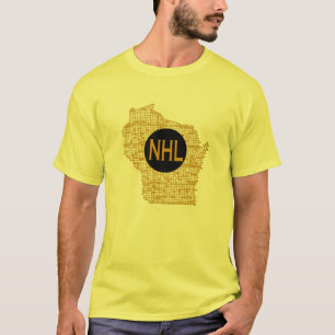 NHL in Wisconsin T-Shirt