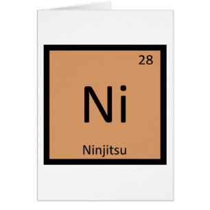 Ni - Ninjitsu Martial Arts Chemistry Symbol