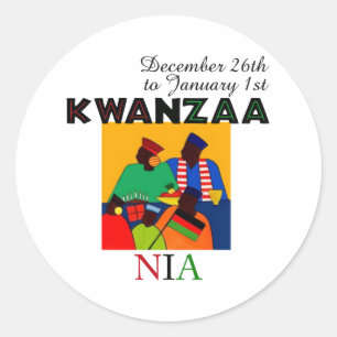 NIA - Purpose Classic Round Sticker