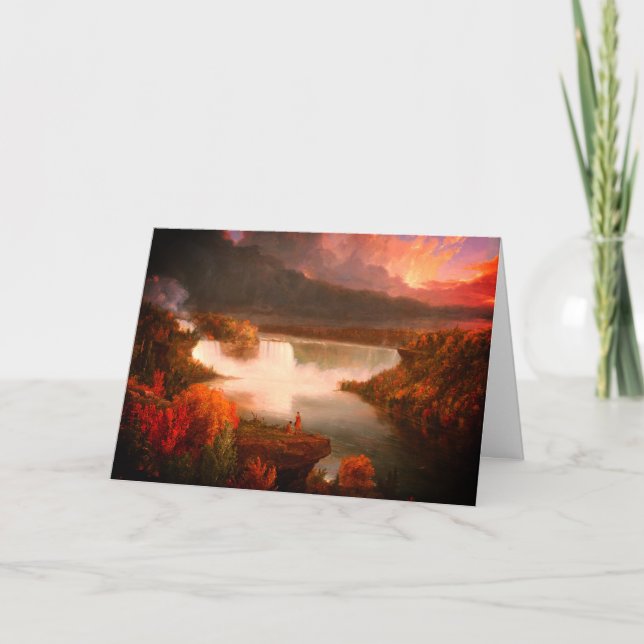 Niagara Falls 1830: Blank Card (Front)