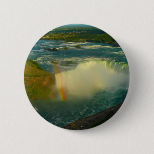 niagara falls 6 cm round badge