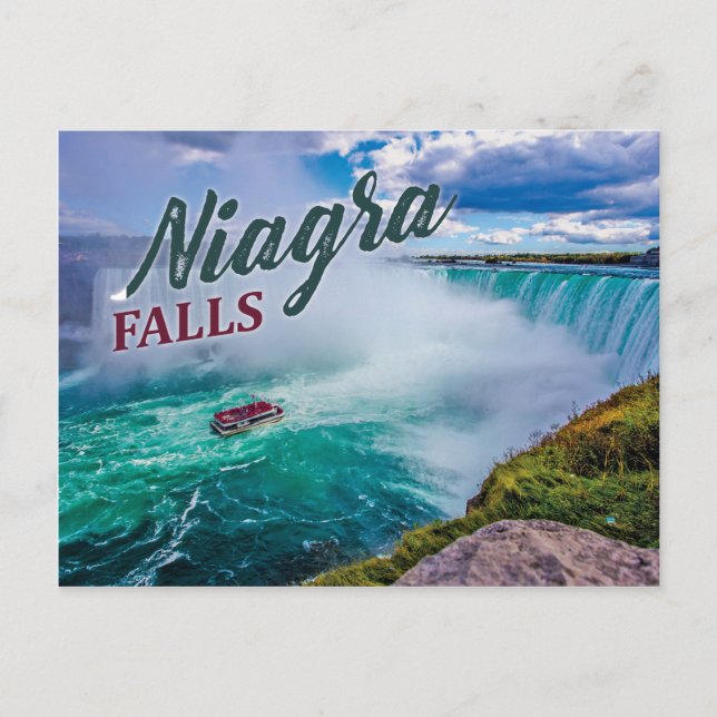 Niagara Falls 90's Style Postcard (Front)