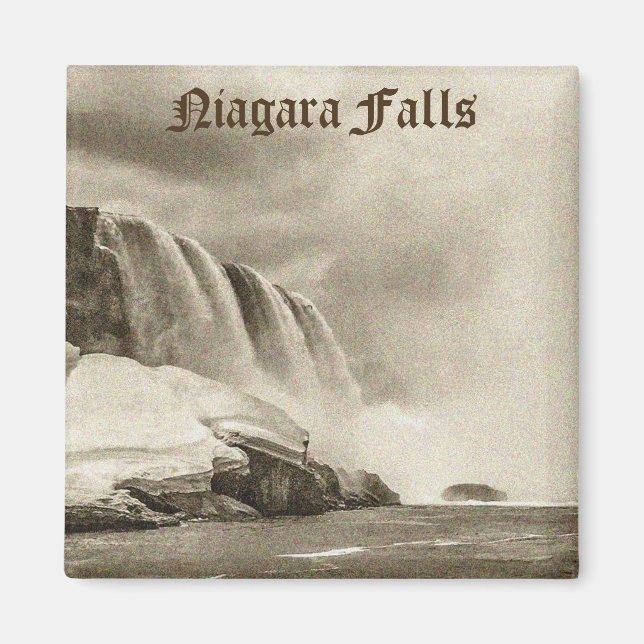 Niagara Falls Antique Sepia Magnet (Front)