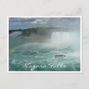 niagara falls boat postcard