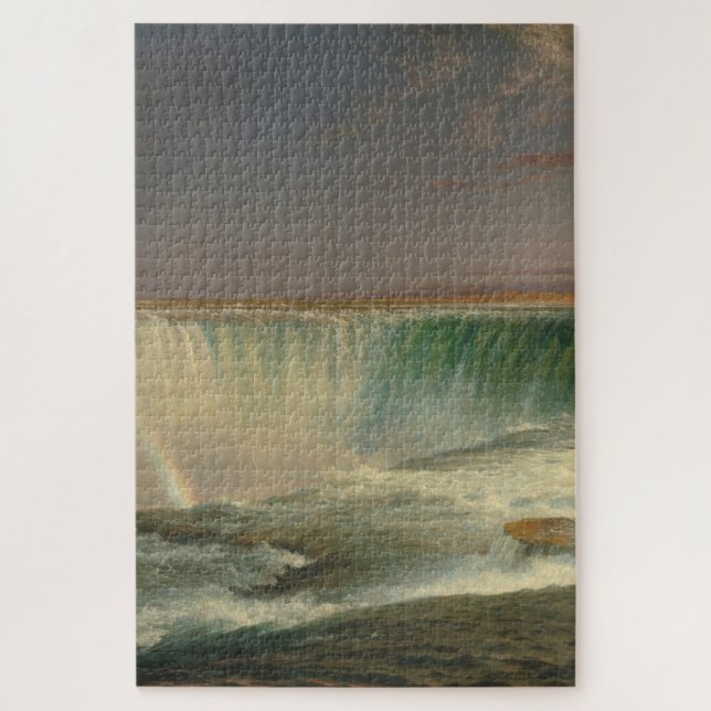Niagara Falls by Frederic Edwin Church Jigsaw Puzzle (Vertical)