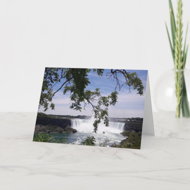 Niagara Falls Canada Blank Card (Front)