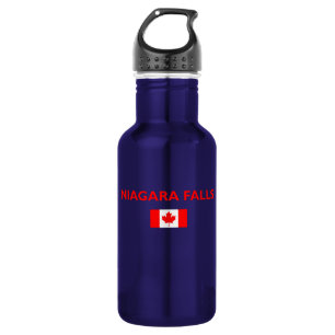 Niagara Falls Canada Canadian Flag Dark Colour 532 Ml Water Bottle