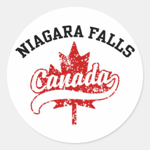 Niagara Falls Canada Classic Round Sticker