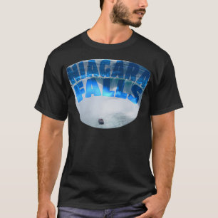 Niagara Falls Canada funny Typography Boat Gift T-Shirt
