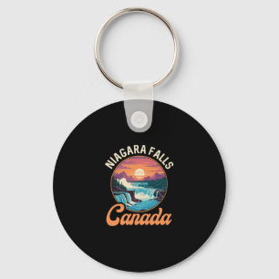 Niagara Falls Canada Retro Family Vacation Trip Me Key Ring