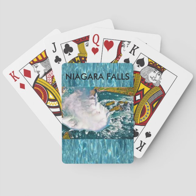 Niagara Falls deck of playing cards (Back)