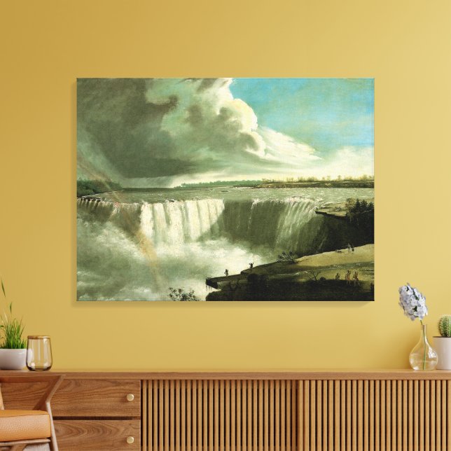 Niagara Falls From Table Rock by John Vanderlyn Canvas Print (Insitu(LivingRoom))