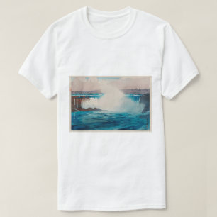 Niagara Falls, Hiroshi Yoshida, Woodcut T-Shirt