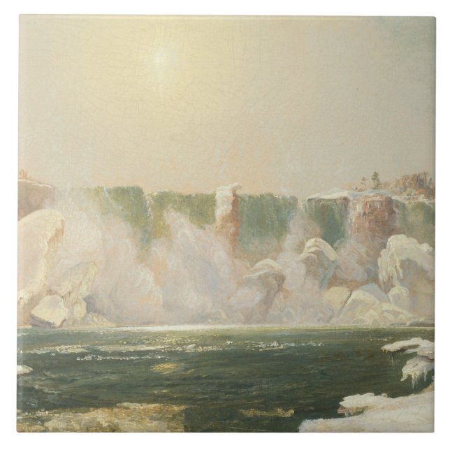 Niagara Falls in Winter (Ice in the Water) Tile (Front)