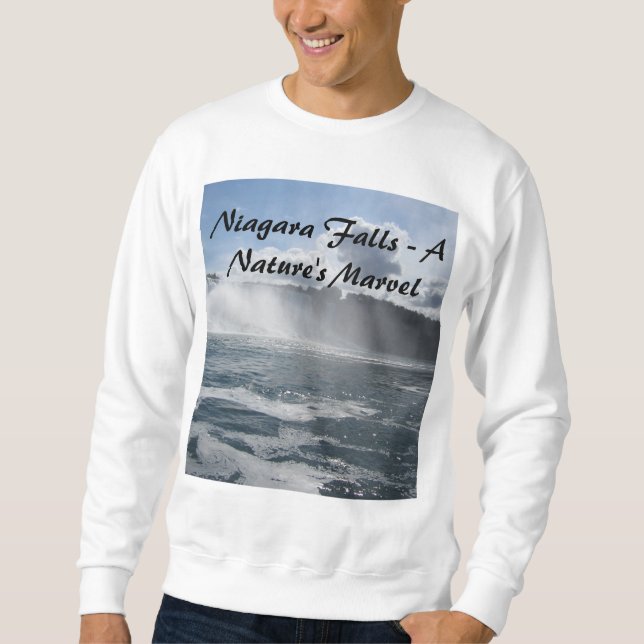 Niagara Falls Inspired Sweatshirt for Men (Front)