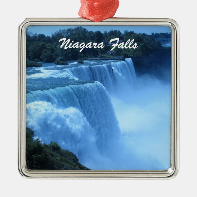 Niagara Falls Metal Tree Decoration (Front)