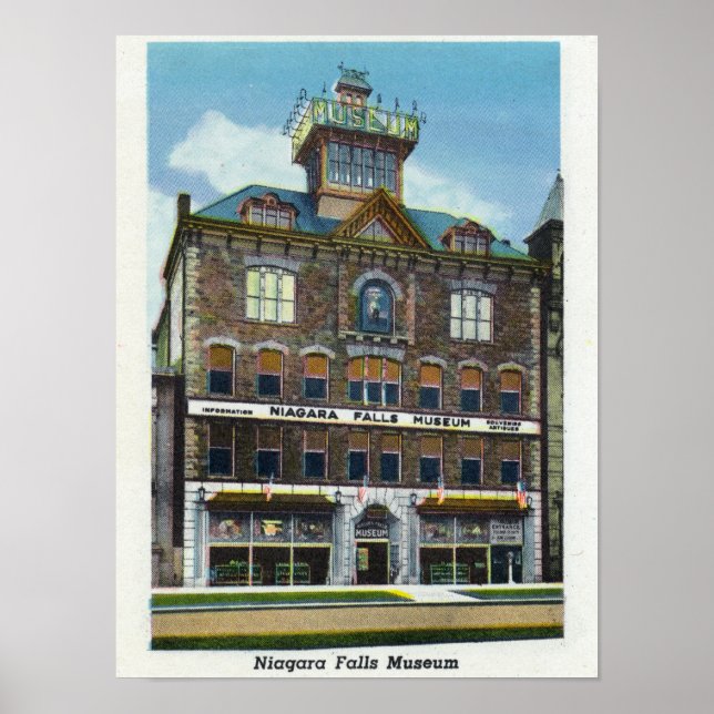 Niagara Falls Museum, View of a Water Nymph Poster (Front)