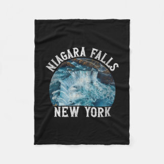 Niagara Falls New York Ny  Fleece Blanket