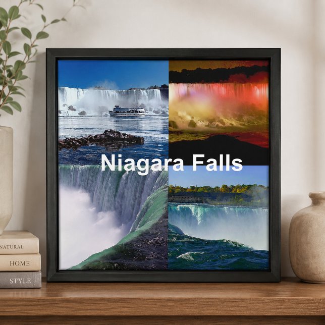 Niagara Falls New York Photo Views Tile (Niagara Falls New York Photo Views Ceramic Tile)