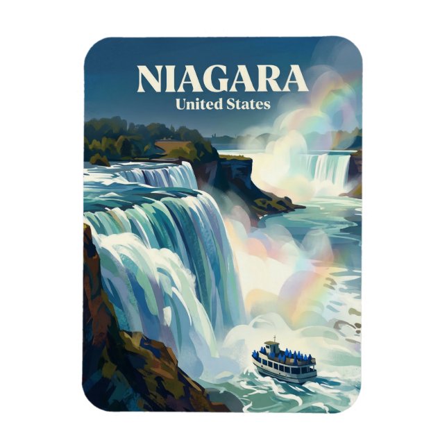 Niagara Falls New York State Magnet (Vertical)