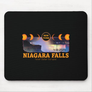 Niagara Falls New York Total Solar Eclipse Souveni Mouse Pad