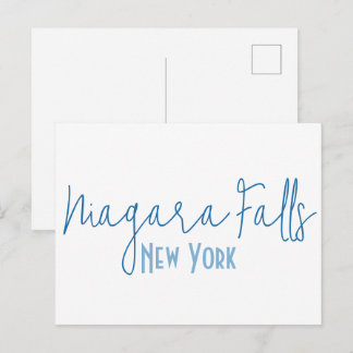 Niagara Falls, New York Travel Souvenir  Postcard