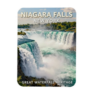 Niagara Falls New York Waterfall Travel Magnet