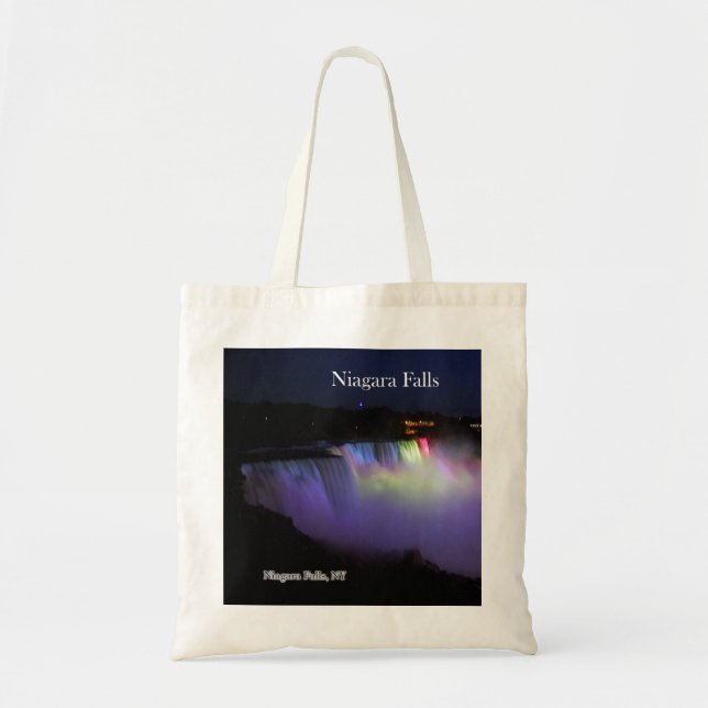 Niagara Falls night tote bag (Front)