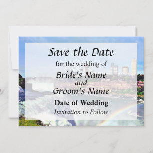Niagara Falls NY - Under the Rainbow Save the Date