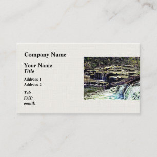 Niagara Falls NY - View From Luna Island Business Card